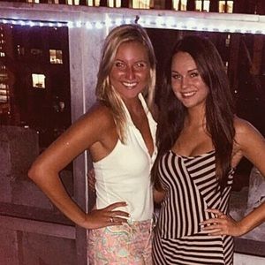 White Lilly Pulitzer halter-polo shirt size x small